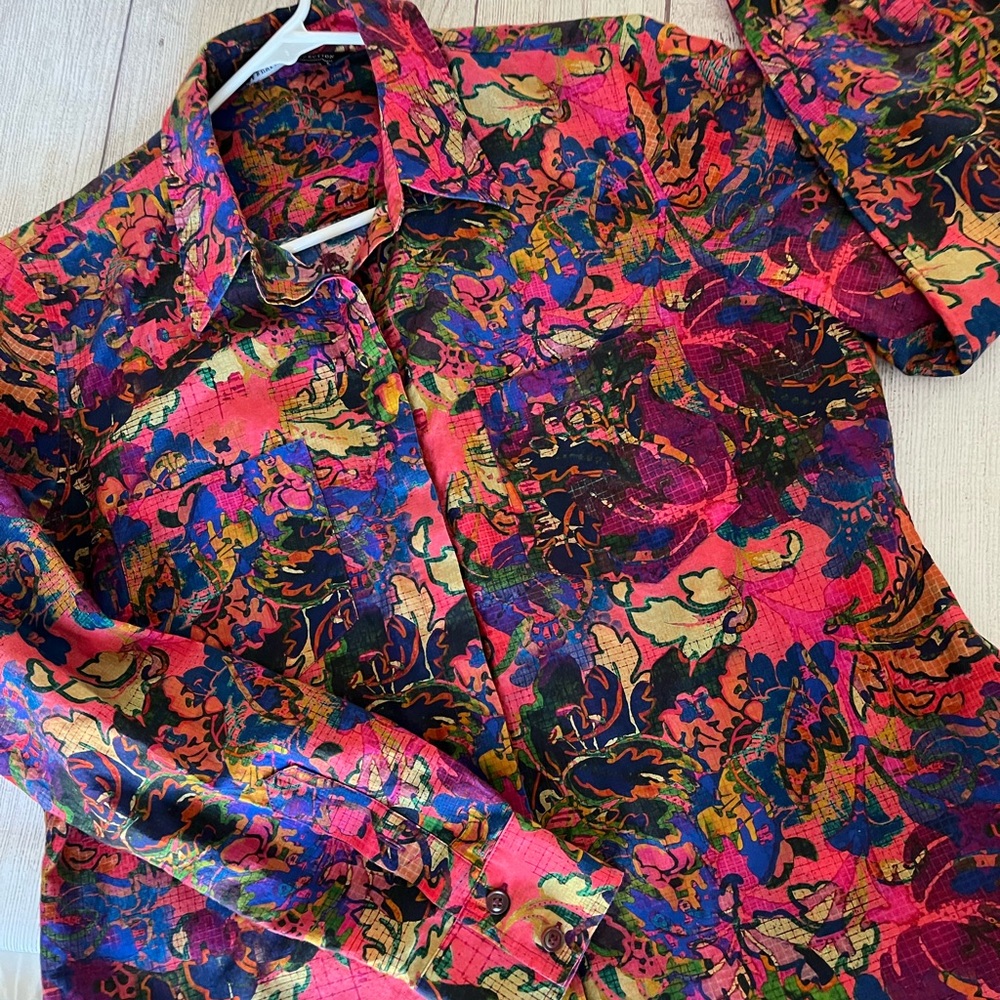 Peruvian Connection Multi Color Abstract Print Lo… - image 5